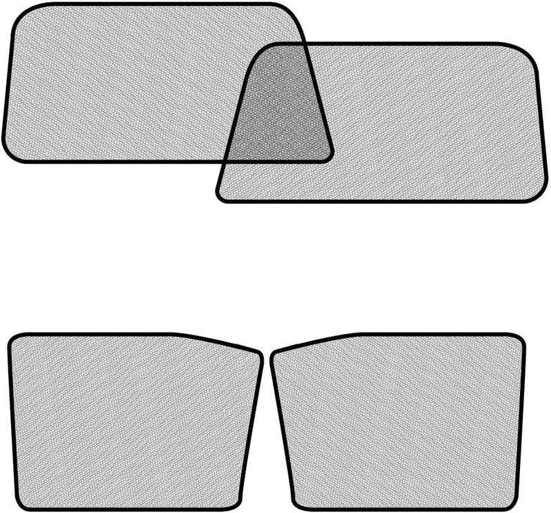 RSACET Car Window Shades for Ford-Explorer(2020-2025),4 Pack Car Window Cover for Baby Sun Shade Blocker Breathable Mesh,Reduce UV Rays & Heat Insulation Privacy Protection for Camping, Travel, Sleep - Image 1
